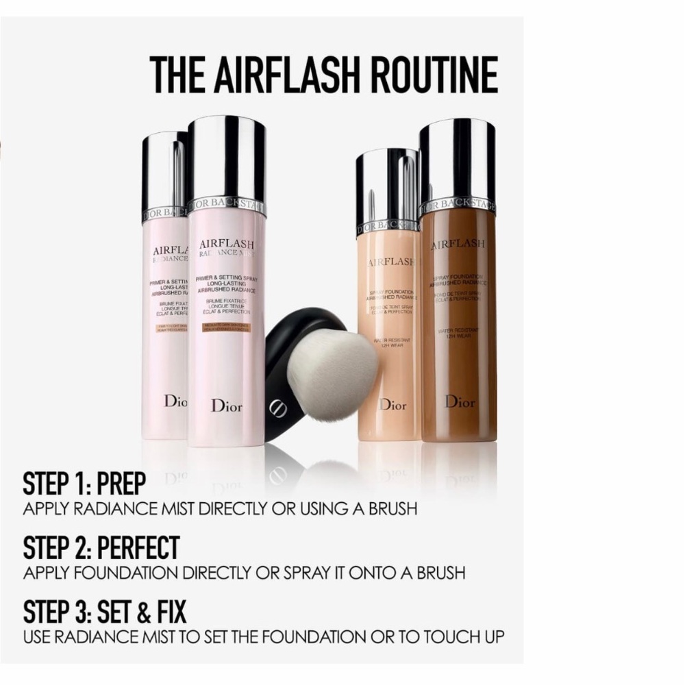 New 2WO Dior Airflash Spray Foundation - Picture 8 of 16